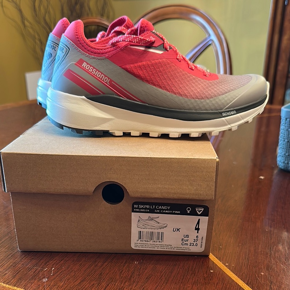 NWT Rossignol Pink and Gray Athletic Shoes